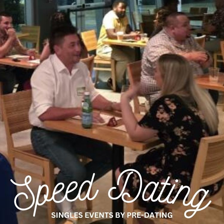 Miami attendees of Speed Dating in Florida enjoying the event!