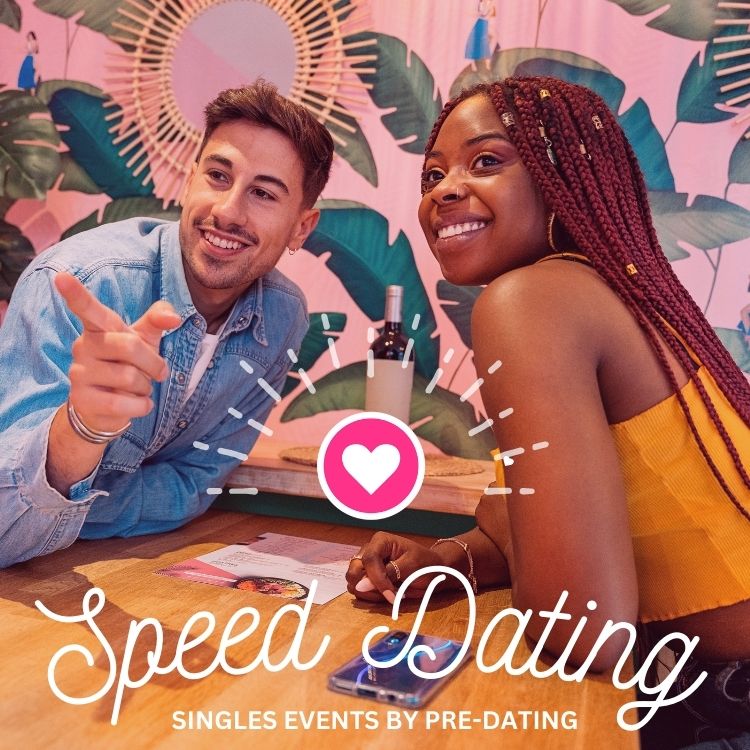 Miami attendees of Speed Dating in Florida enjoying the event!