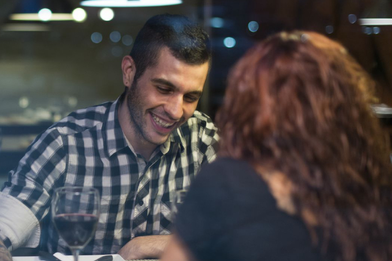 Happy Speed Dating Couple Meeting In Miami